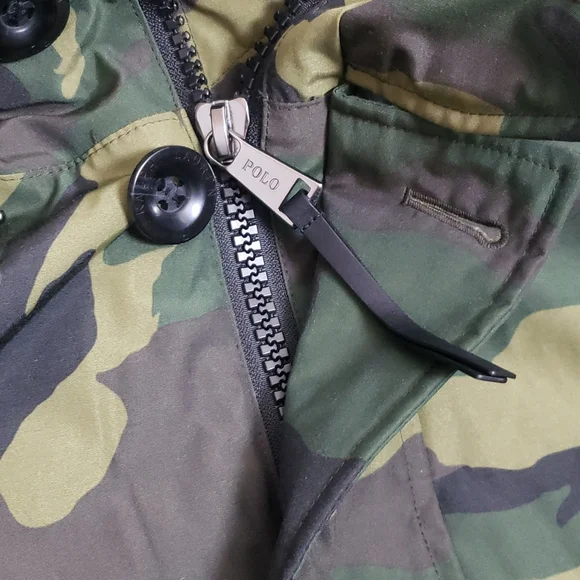 NWT Polo Ralph Lauren Camo Down Parka